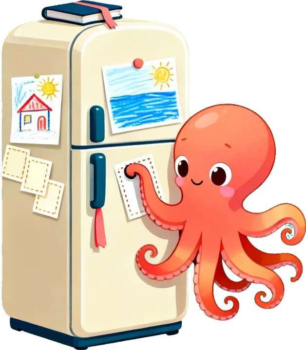 Octave, la liste sur le frigo